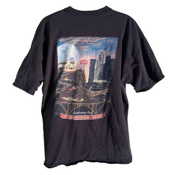In n Out Burger Nevada w/ California City Scape Freeway Cars T Shirt Large - Picture 4 of 6